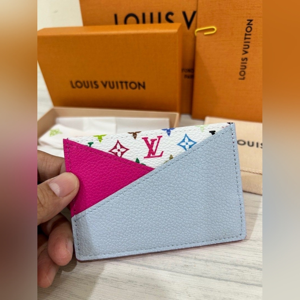 LV x TM Monogram Criss-Cross Card Holder - Picture 3 of 6